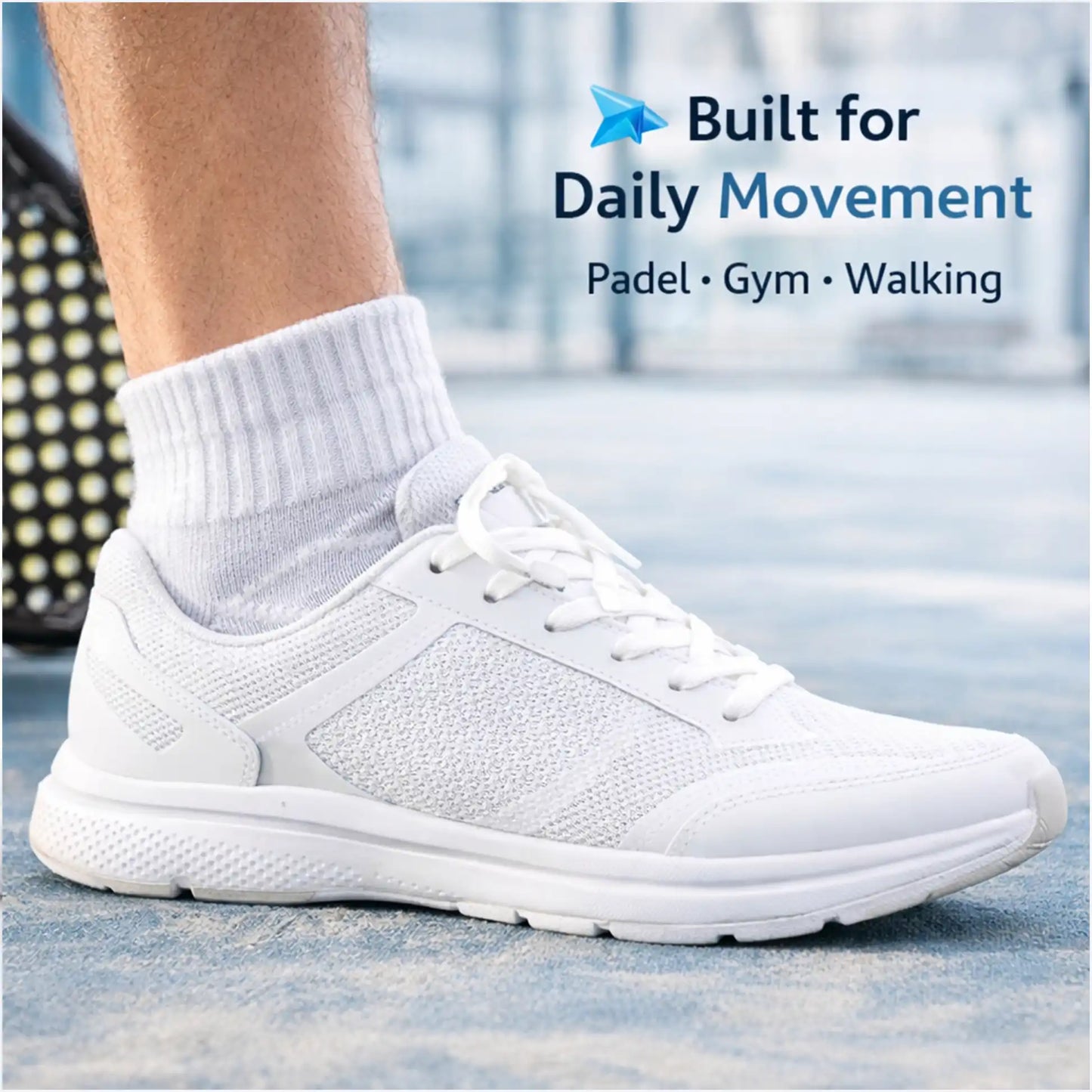 VEA Half Terry Socks 3 Pack White (39–42) | VEA-2043