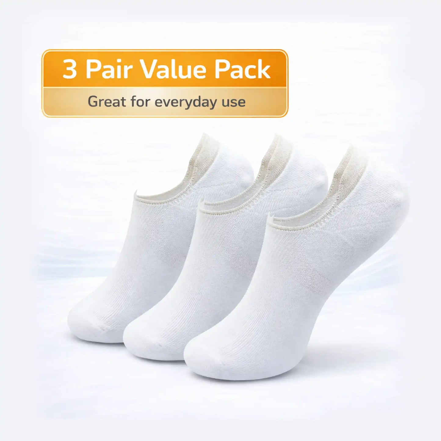 VEA Loafer Socks 3 Pack White (39–42) | VEA-2040