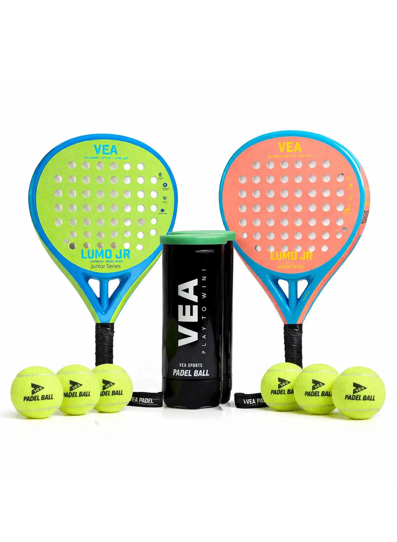VEA LUMO JR Kids Padel Racket Set|MIX