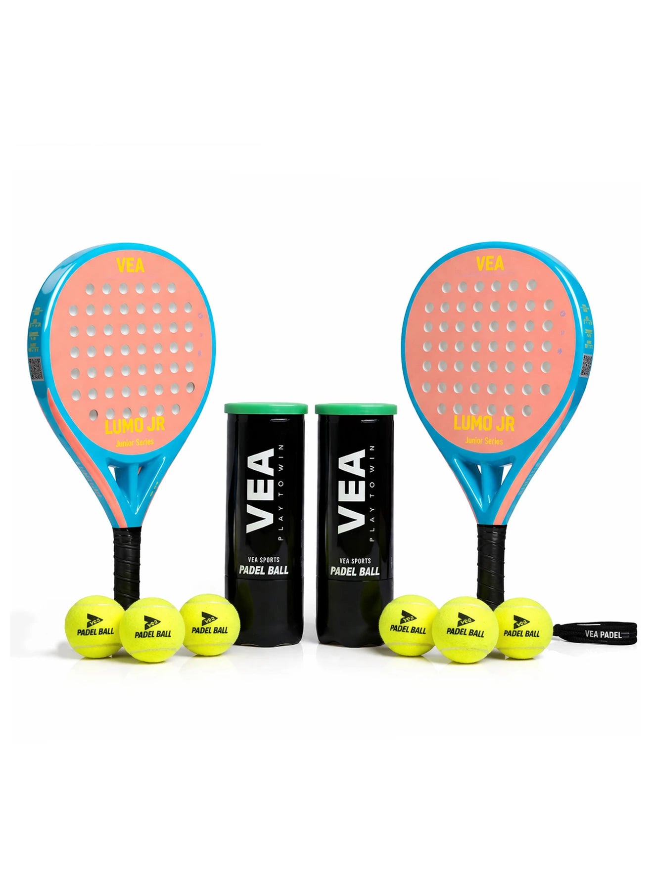 VEA LUMO JR Kids Padel Racket Set|Orange