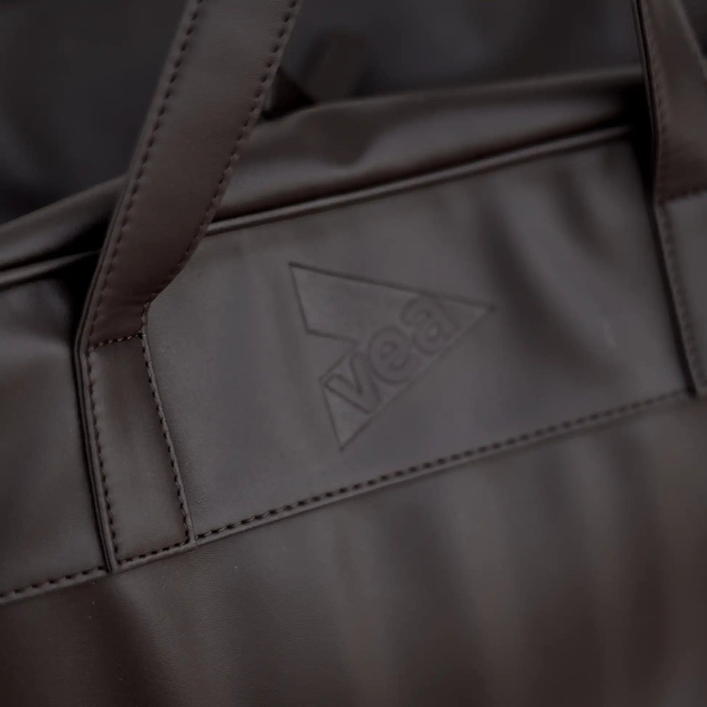 VEA Faux Leather Travel Duffel Bag – Cabin Size | Black - VEA