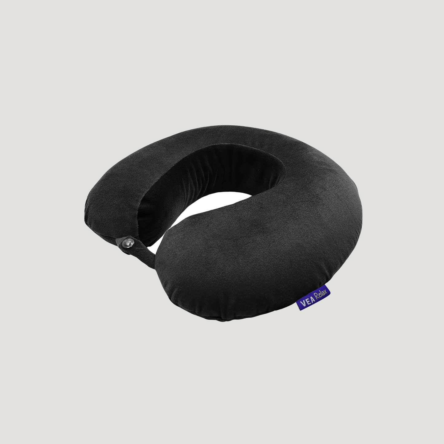Vea Relax Memory Foam Travel Neck Pillow ~ Black - VEA