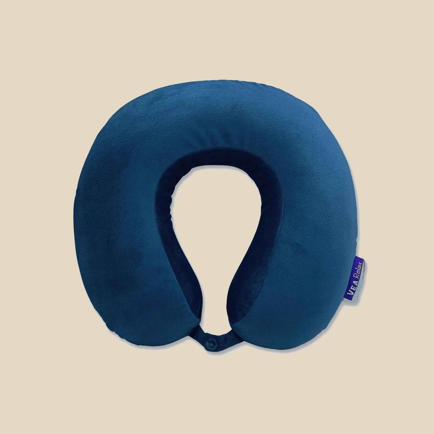 Vea Relax Memory Foam Travel Neck Pillow ~ Navy Blue - VEA