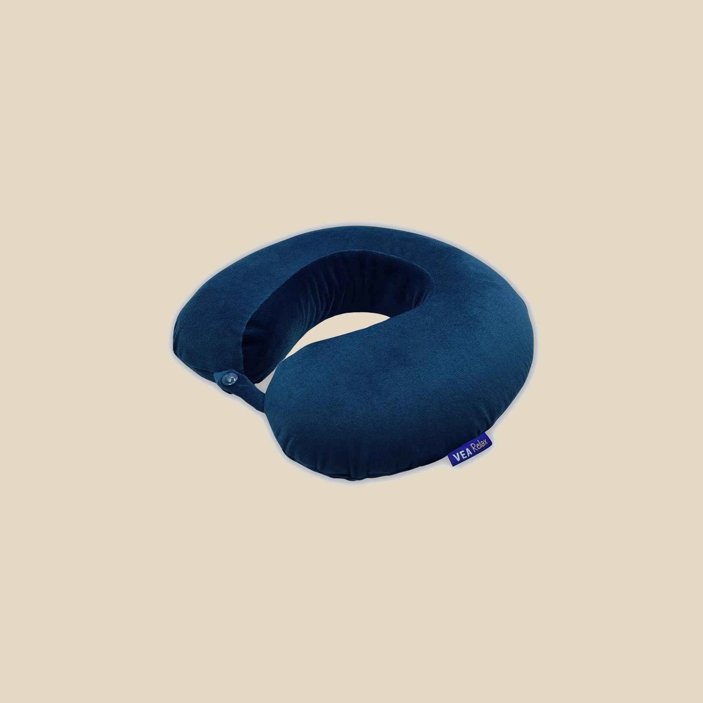 Vea Relax Memory Foam Travel Neck Pillow ~ Navy Blue - VEA