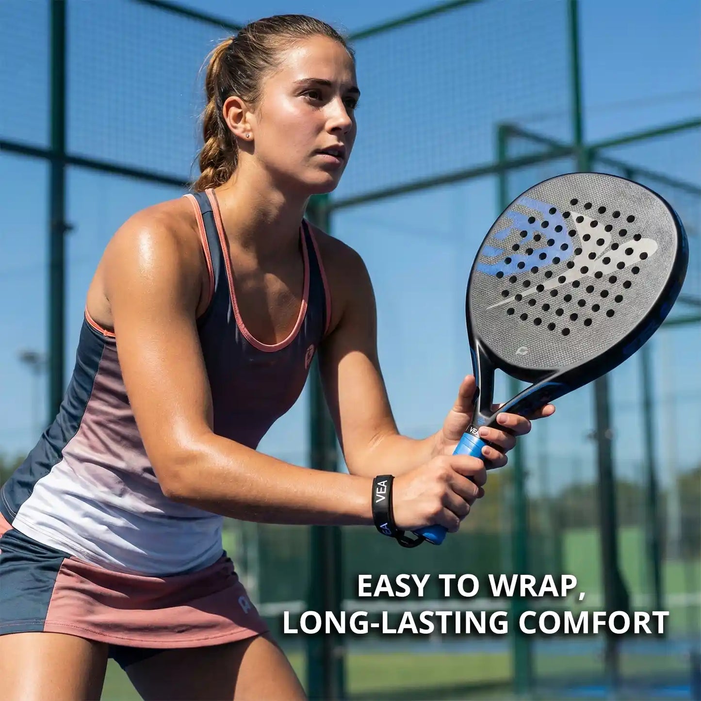 VEA Padel Overgrip Tape Pack of 12 | Anti-Slip Racket Grip
