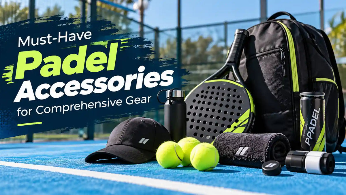 Must-have padel accessories in the UAE – VEA padel rackets, balls, overgrip tape and socks