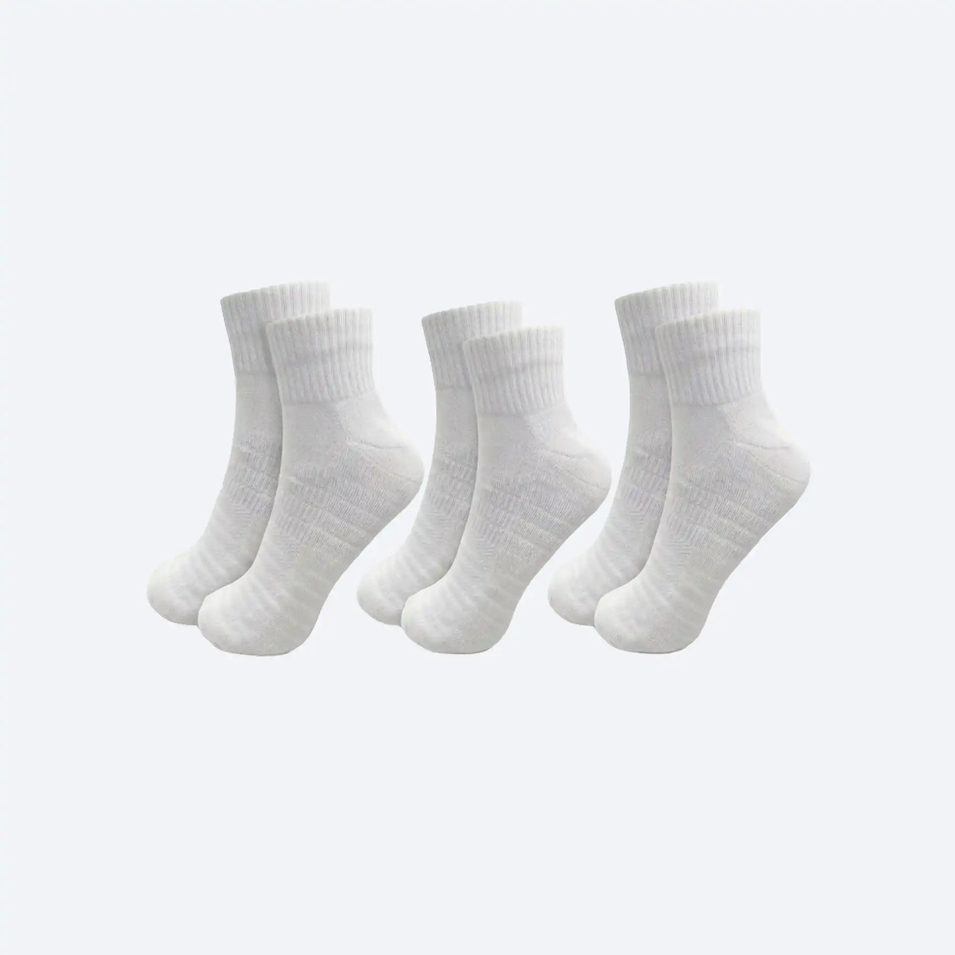 VEA Half Terry Socks 3 Pack White (39–42) | VEA-2043