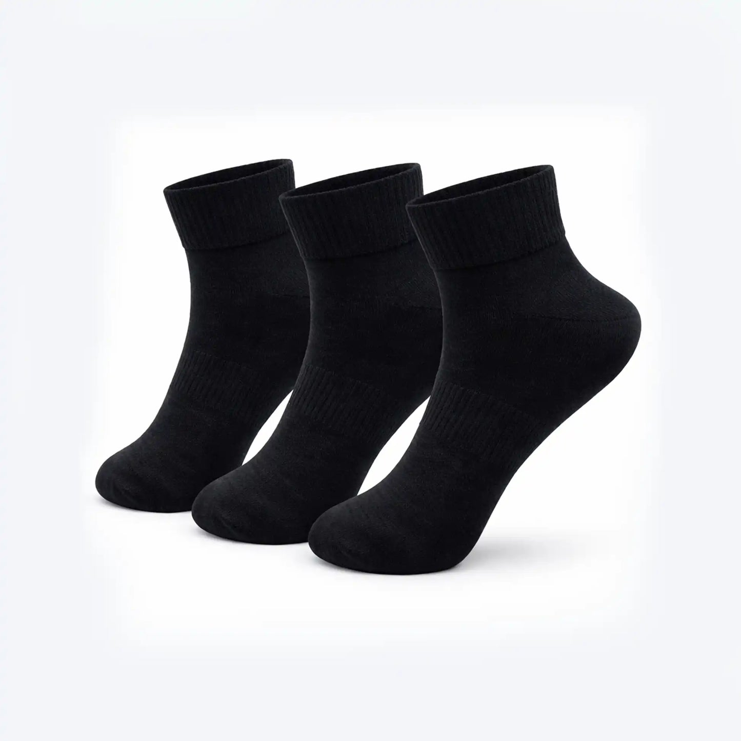 VEA Half Terry Socks 3 Pack Black (39–42) | VEA-2033
