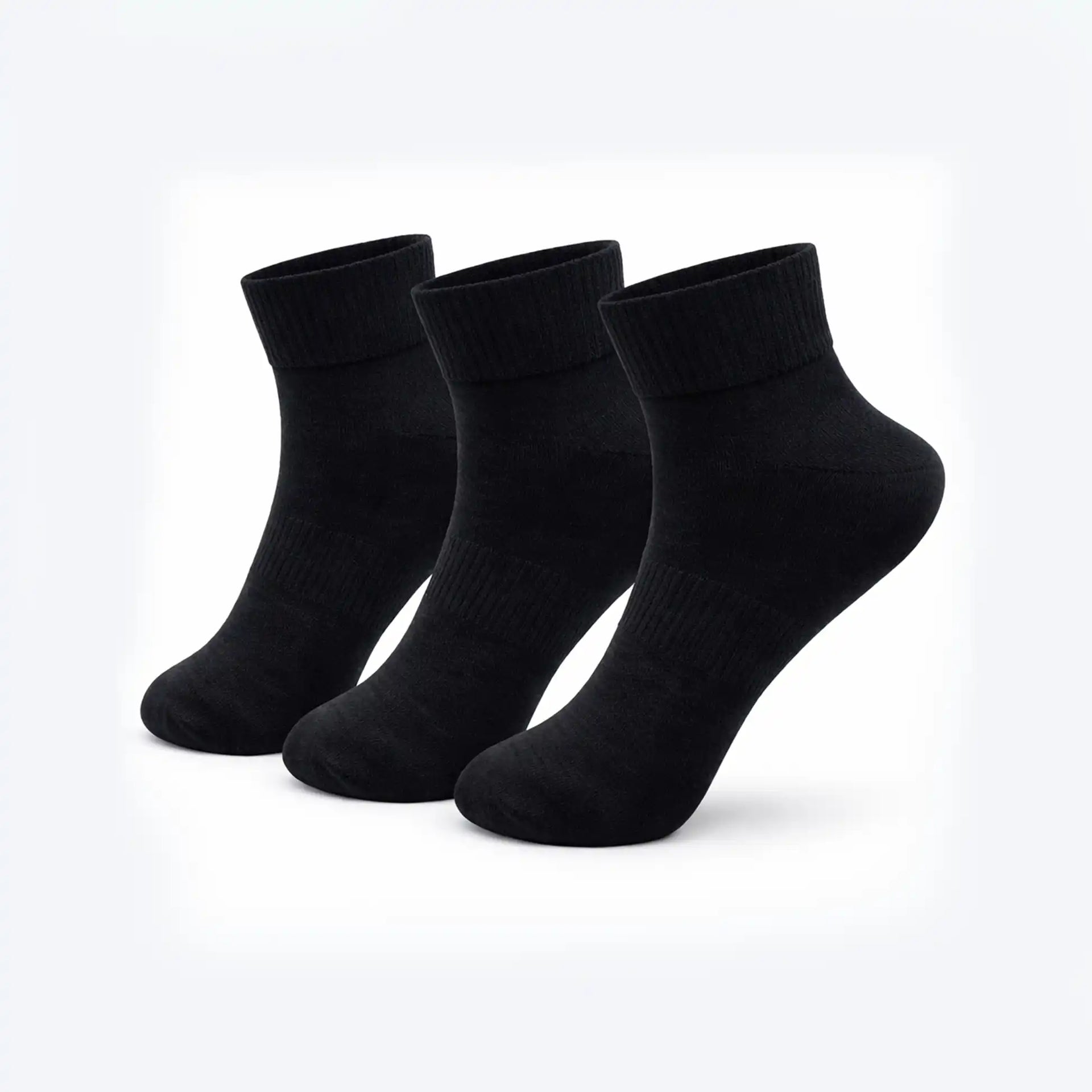 VEA Half Terry Socks 3 Pack Black (39–42) | VEA-2033