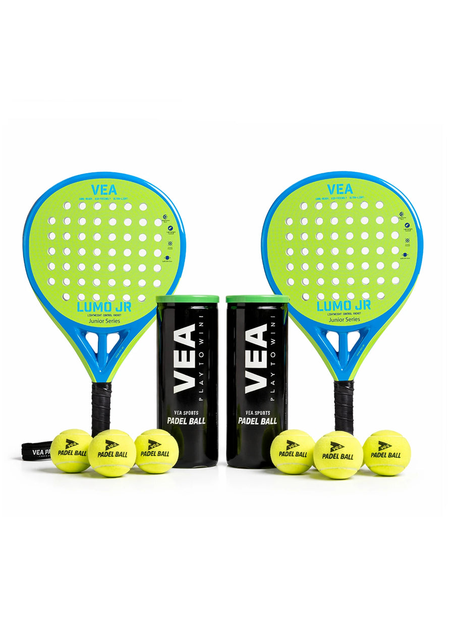 VEA LUMO JR Kids Padel Racket Set | Green