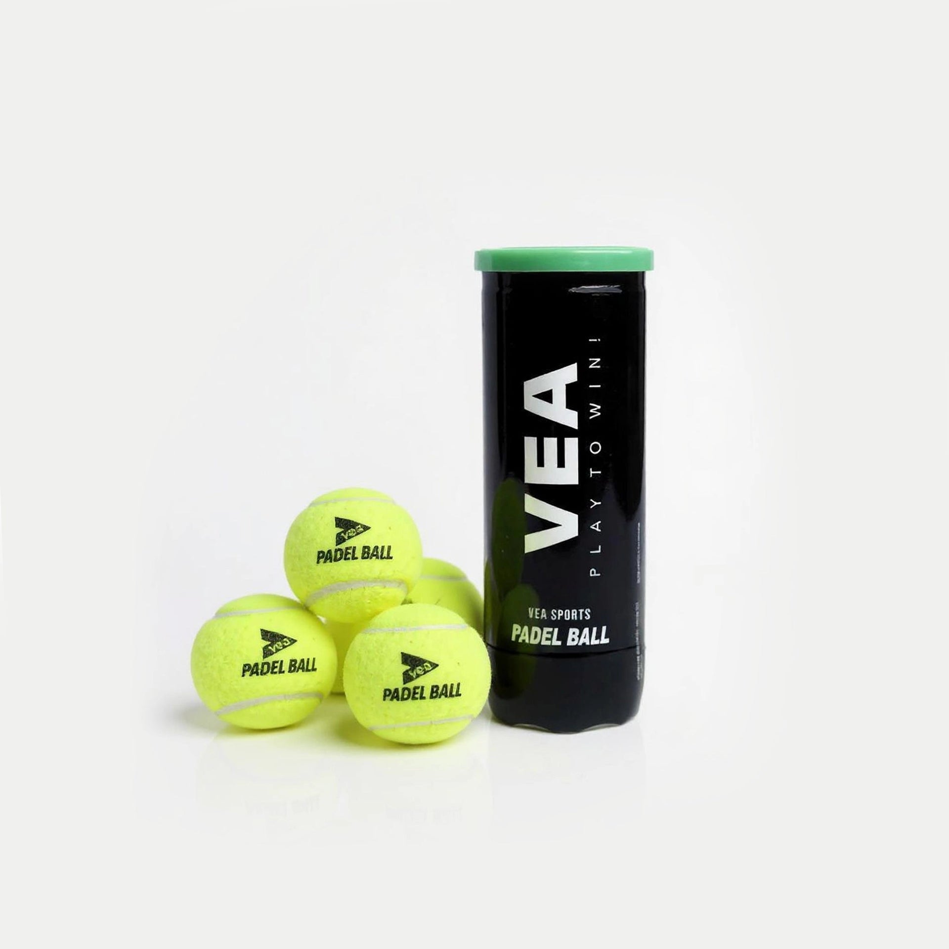 VEA Padel Balls – 72 Balls (24 Tubes) | Durable, High Bounce, Pro Quality - VEA