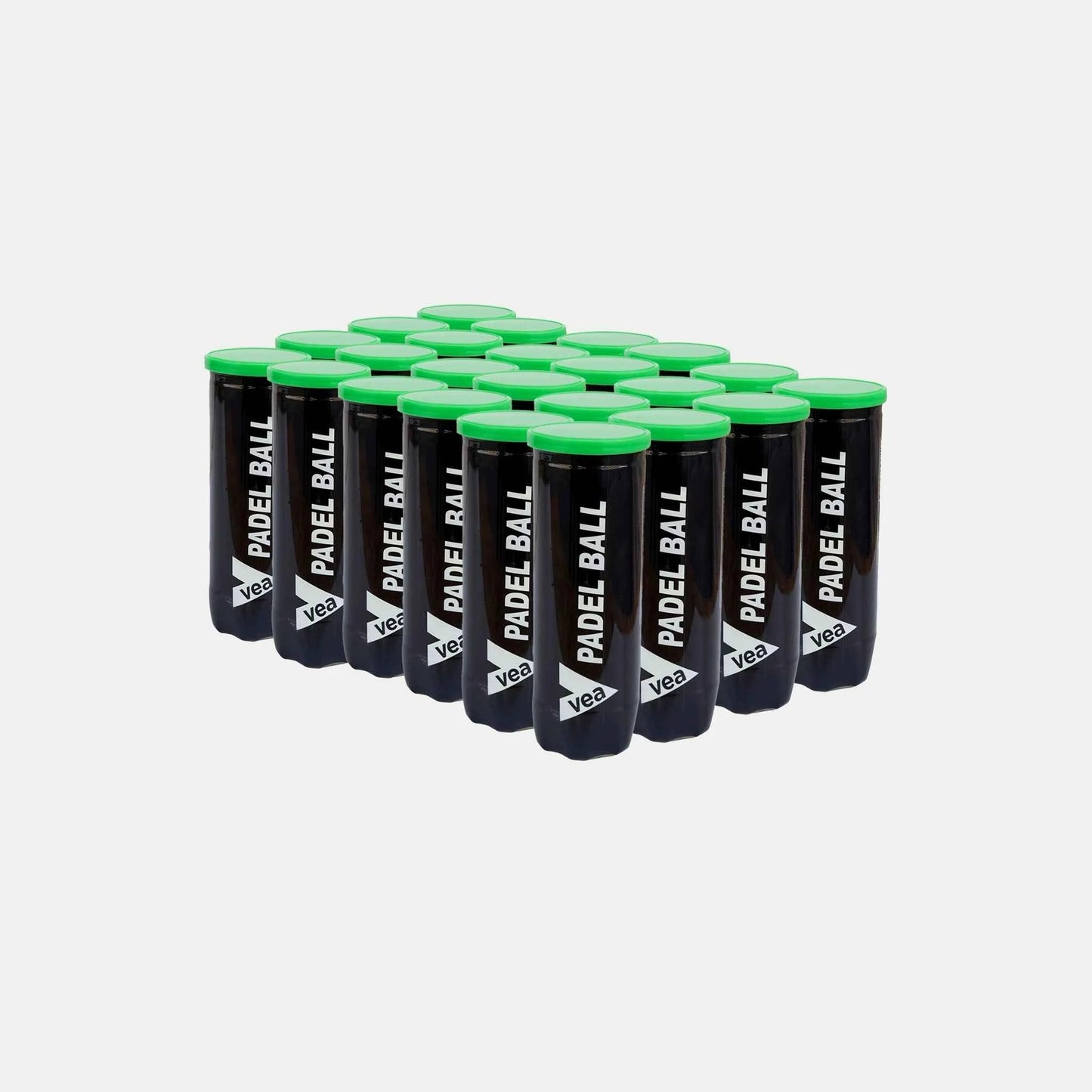 VEA Padel Balls – 72 Balls (24 Tubes) | Durable, High Bounce, Pro Quality - VEA