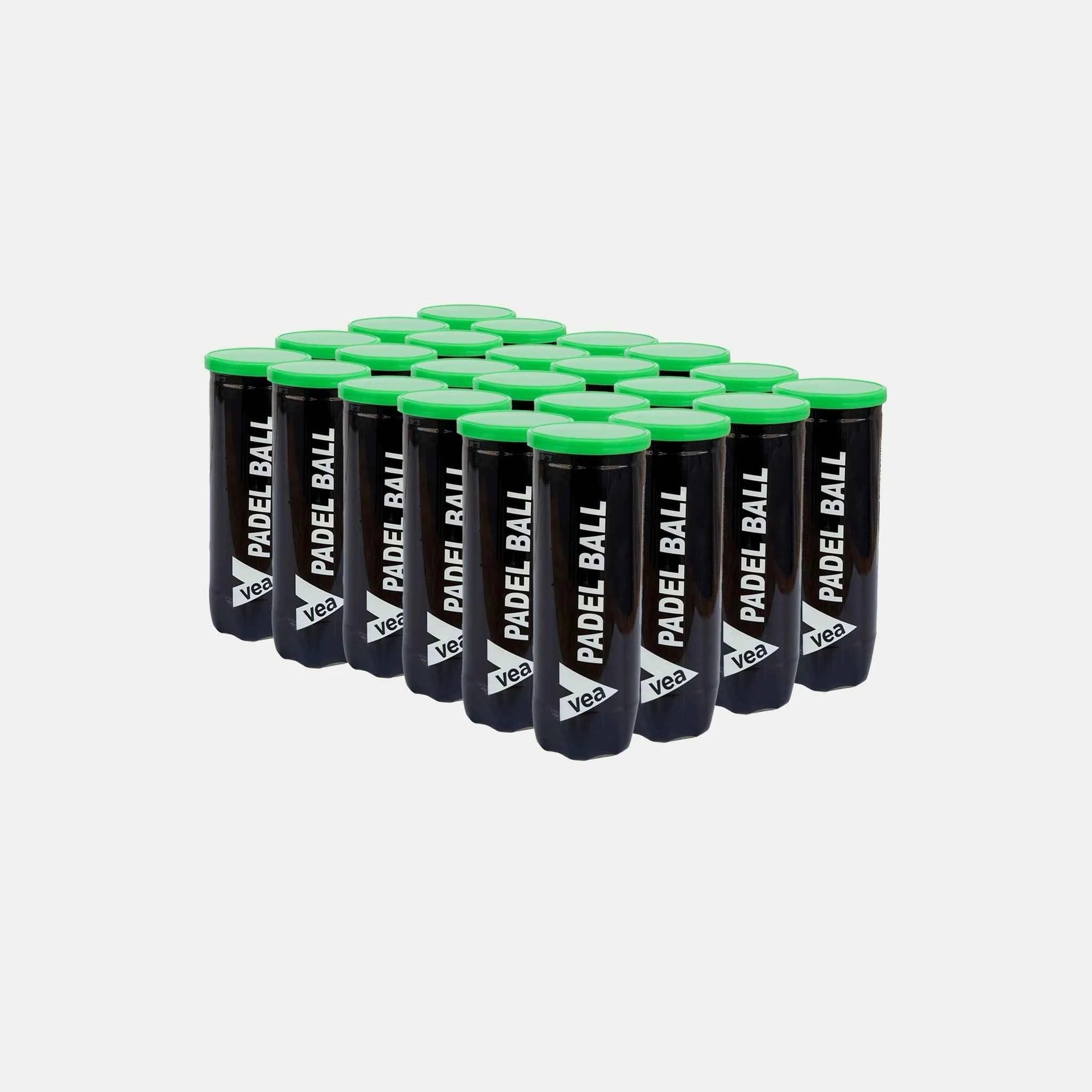 VEA Padel Balls – 72 Balls (24 Tubes) | Durable, High Bounce, Pro Quality - VEA